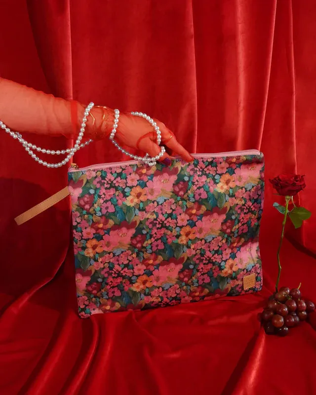 THE SOMEWHERE CO : Luxe Wet Bag - Amongst The Flowers