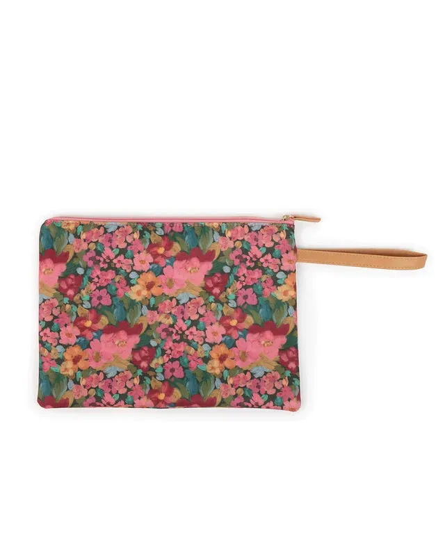 THE SOMEWHERE CO : Luxe Wet Bag - Amongst The Flowers