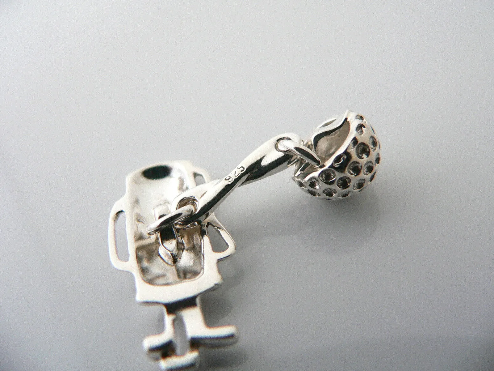 Tiffany & Co Golf Cuff Links Golf Ball Set Cuff Link Cufflink Gift Love Pouch