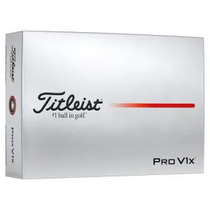 Titleist Pro V1x White Golf Balls 12Pk
