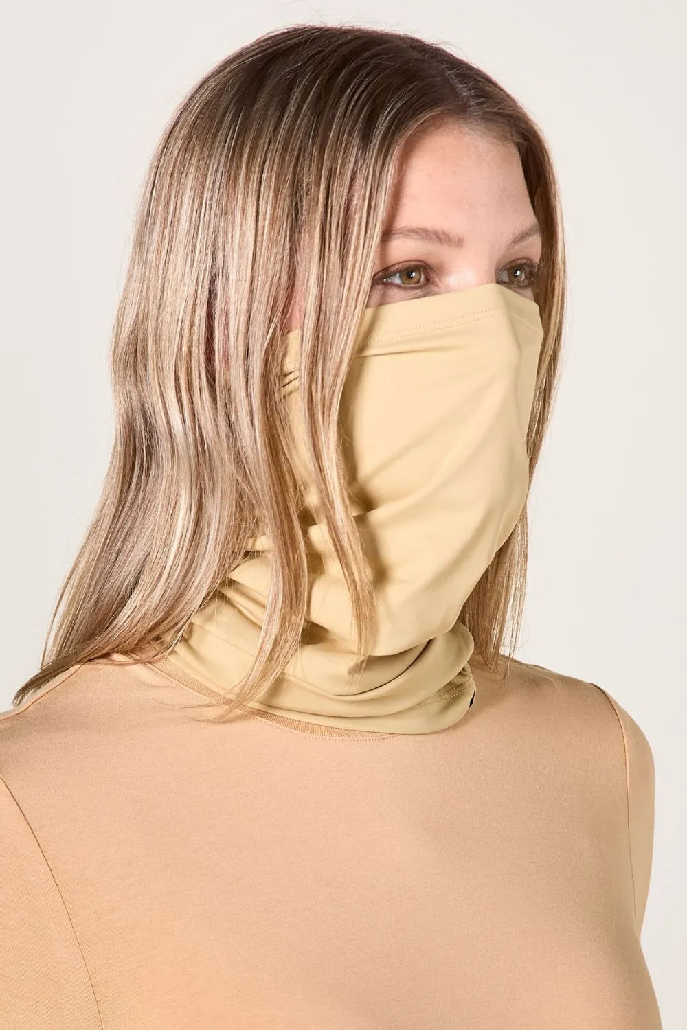 Tour de cou anti-UV unisexe - Bleu Océan - Nuvées