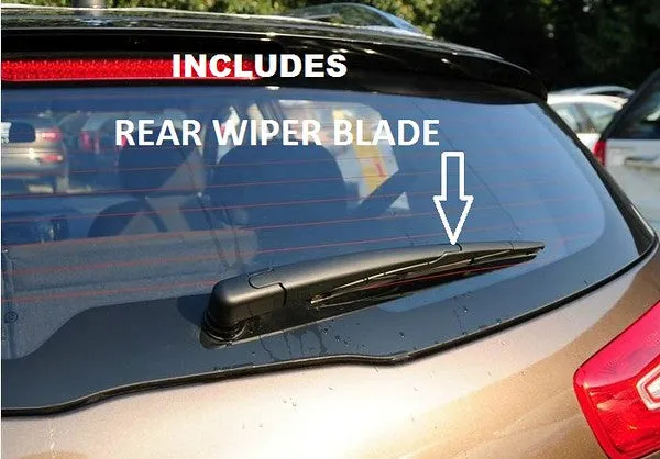 Toyota Picnic 2000-2001 Xtremeauto® Front/Rear Window Windscreen Replacement Wiper Blades