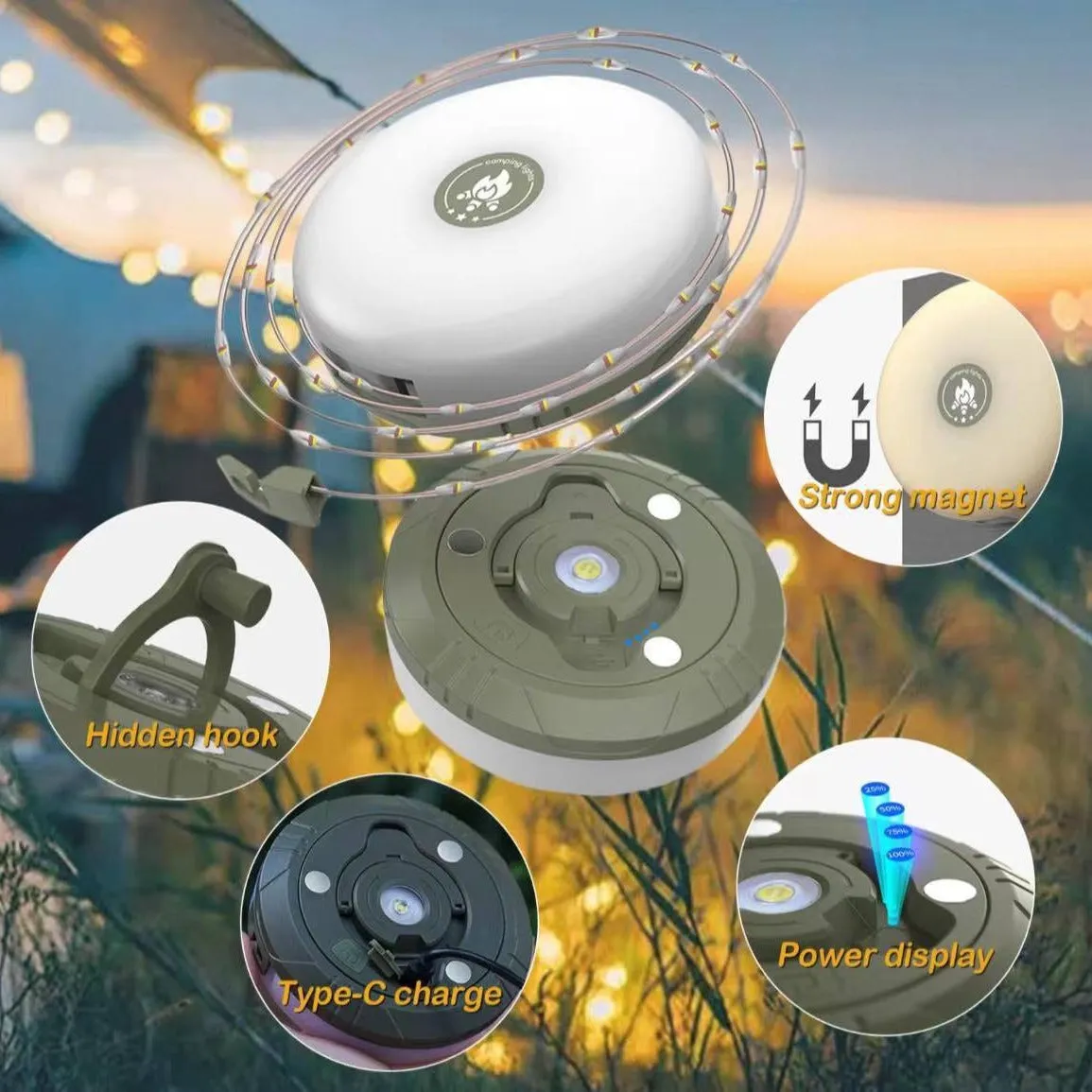 TrailTorch Equipery Multifunction Camp Lamp