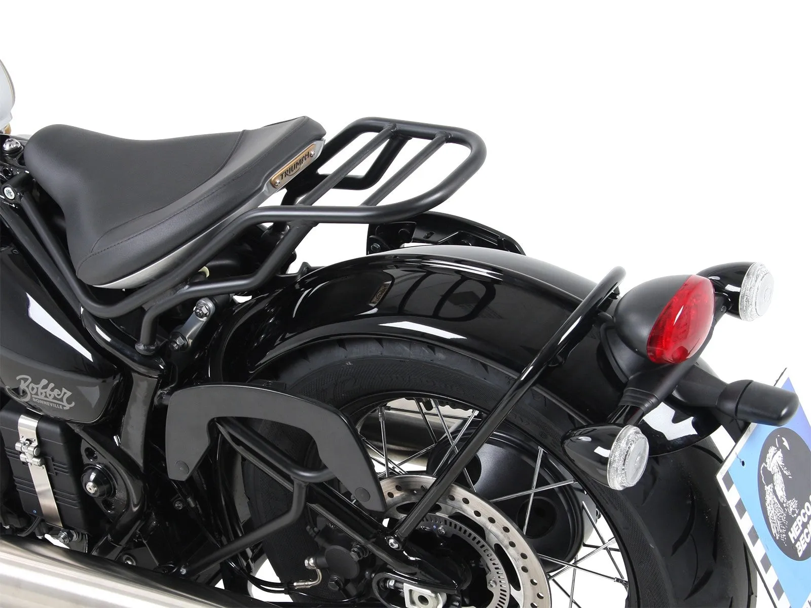 Triumph Bonneville Bobber Carrier - Sidecase Carrier 'C-Bow'