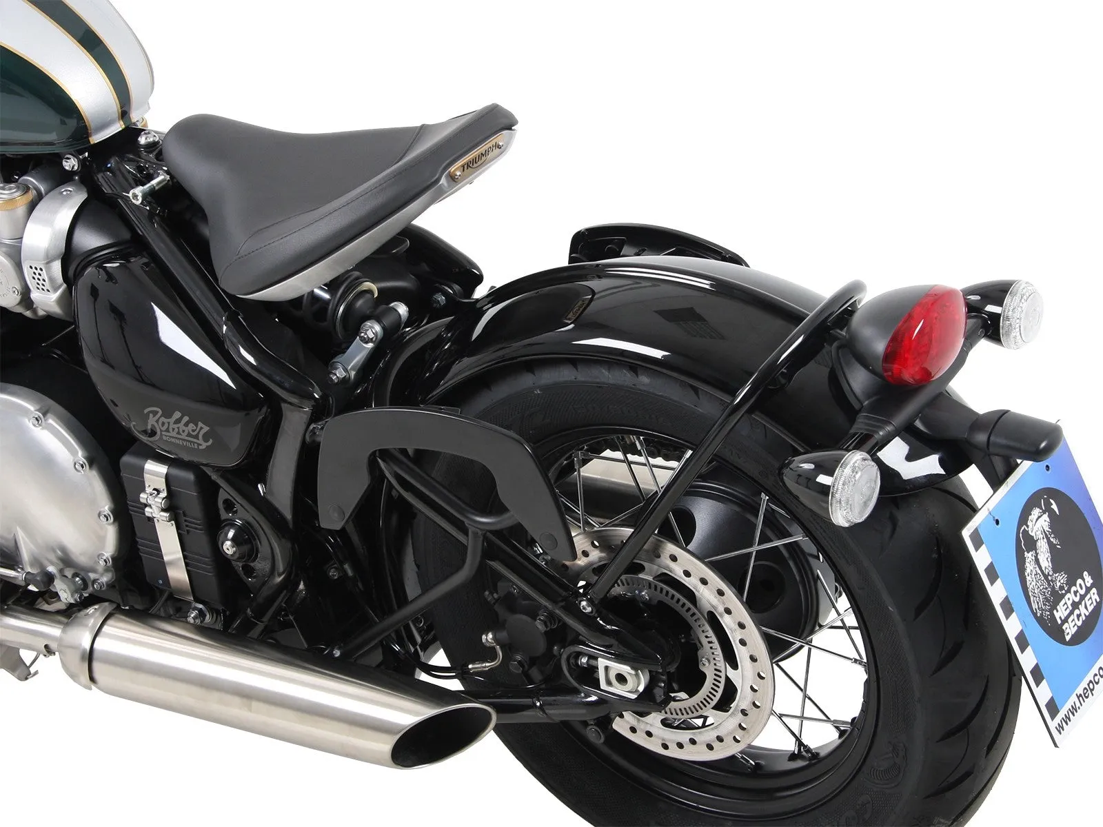 Triumph Bonneville Bobber Carrier - Sidecase Carrier 'C-Bow'
