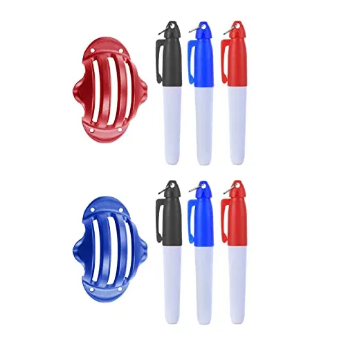 UJEAVETTE® Golf Ball Line Marker Alignment Tool Stencil Maker Golf Accessories Red|Golf Cap|Balls for Men|Kit Gloves|Shoes Set|Toy Stick|Course Items|Book|Sweater|Grass Seeds|Home|Mini|Miniature Club