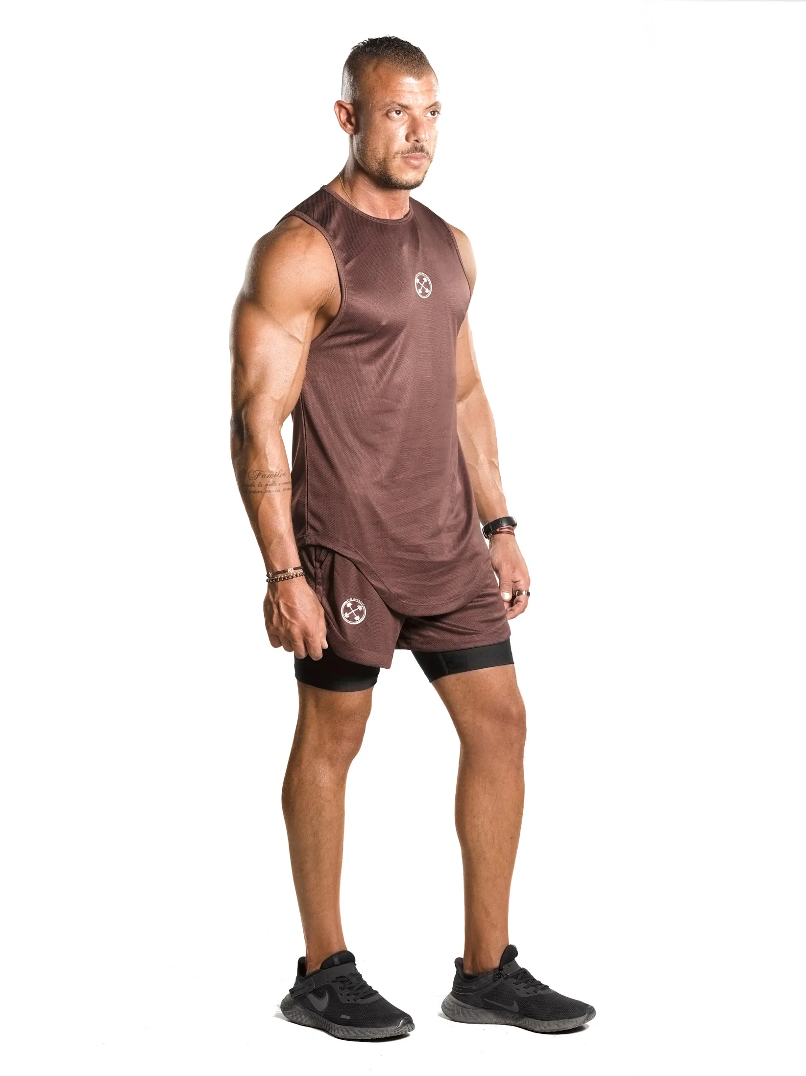 ULTRA Scalloped Tank [Brown]