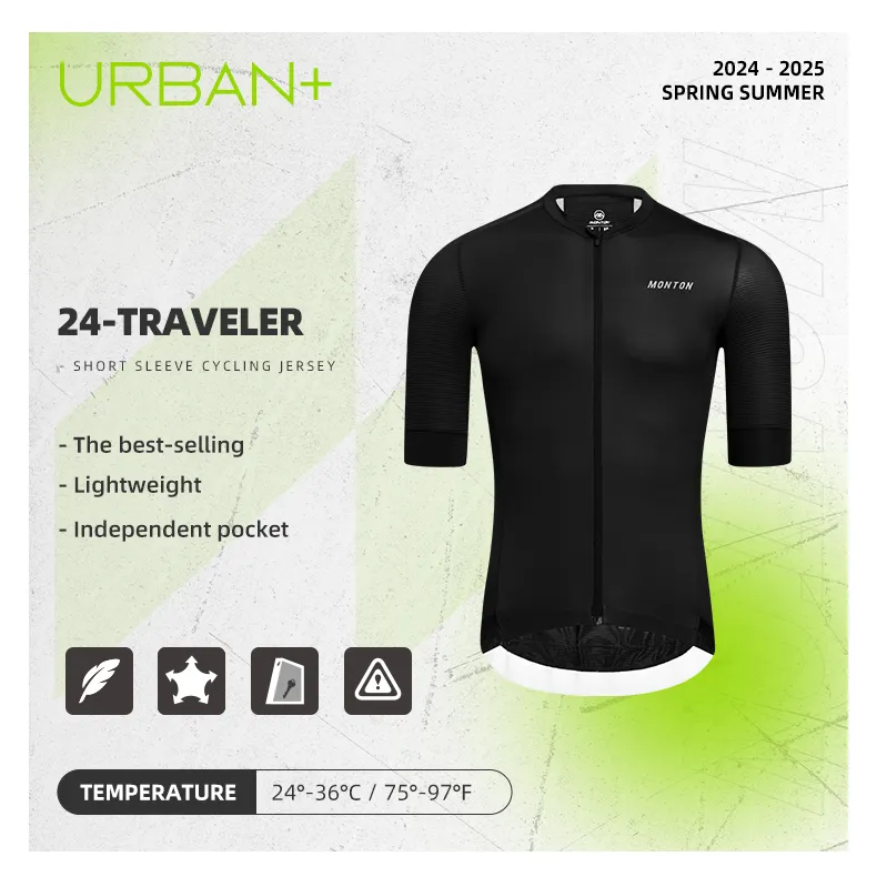 URBAN  MENS JERSEY 24-TRAVELER BLACK