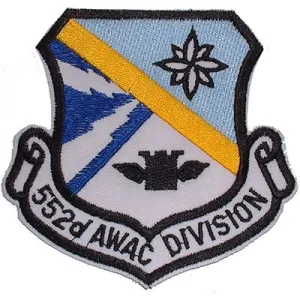 US Military USAF 552nd AWAC Division Patch