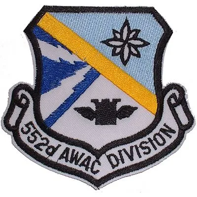 US Military USAF 552nd AWAC Division Patch