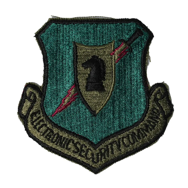 US Military USAF Electronic Security Command Subdued Iron On Patch