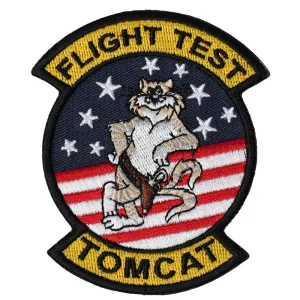 US Military USN F-14 Tomcat Fighter Test Iron On Patch