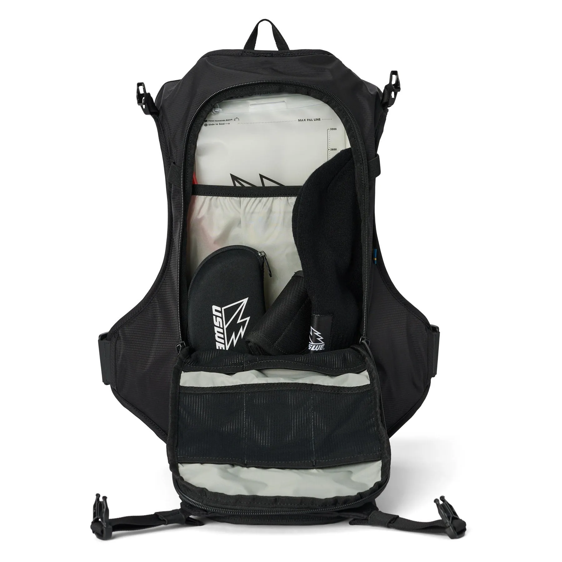 USWE MTB Hydro 12L Hydration System Backpack - Black