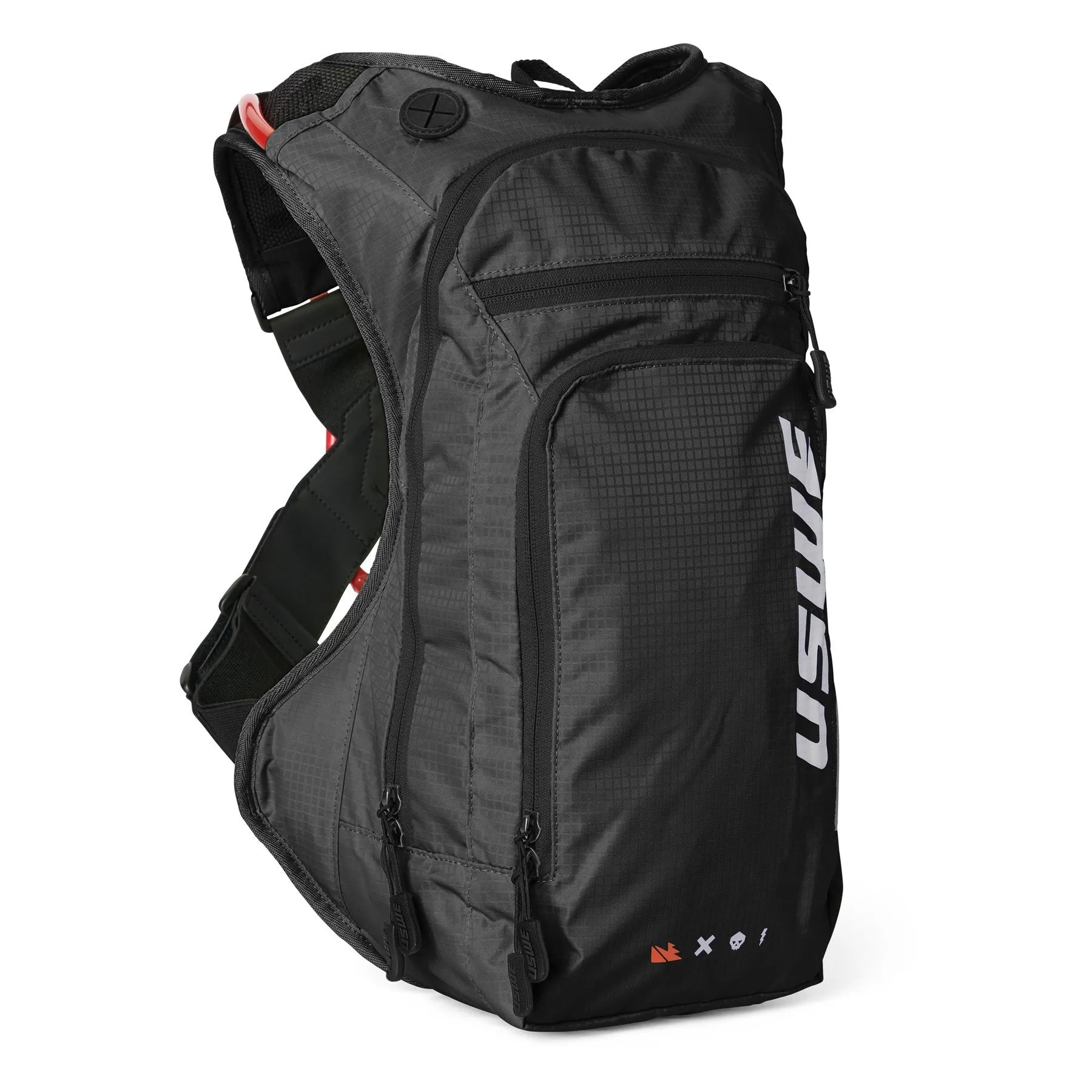 USWE Outlander Moto 9L Hydration System Backpack - Black