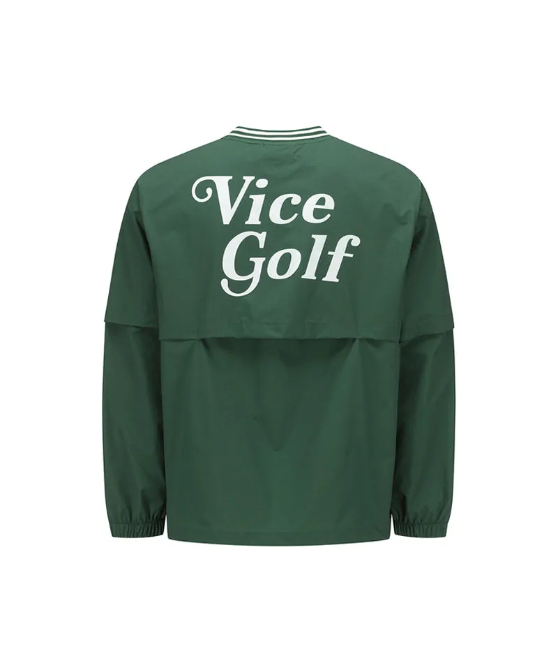 Vice Golf Atelier Men's Detachable Sleeve T-Shirt - D/Green