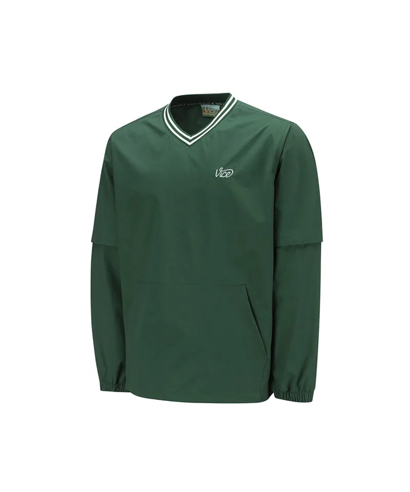 Vice Golf Atelier Men's Detachable Sleeve T-Shirt - D/Green