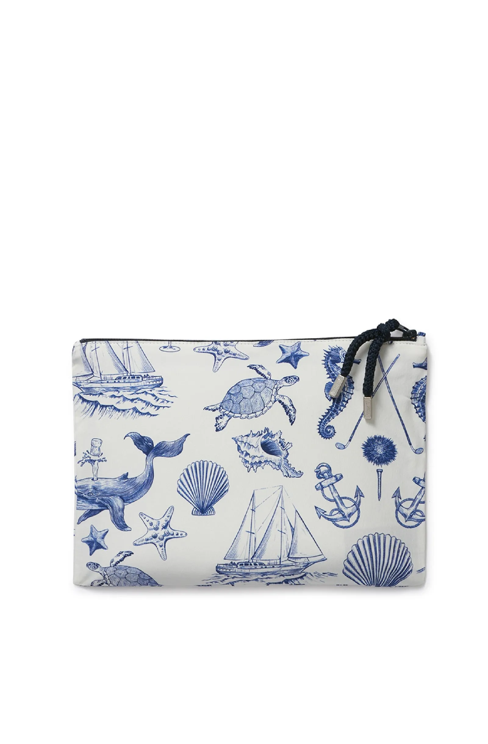 VILEBREQUIN Zipped Linen Beach Pouch - Vilebrequin x St. Regis Los Cablos