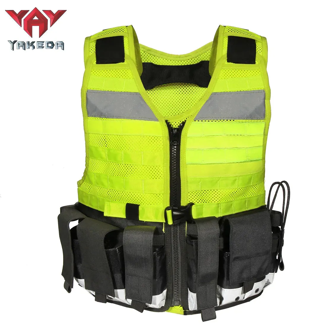 VT-1065 Yakeda Custom Stab-Resistant Reflective Vest Outdoor Molle System Onboard Safety Tactical Vest