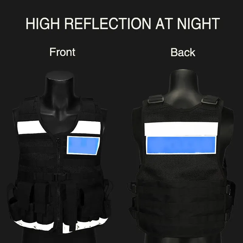 VT-1065 Yakeda Custom Stab-Resistant Reflective Vest Outdoor Molle System Onboard Safety Tactical Vest