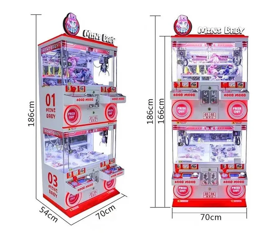 VX 4 in 1 Claw Catcher Arcade Machine