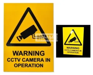 Warning CCTV Camera In Operation (W142_ACR)