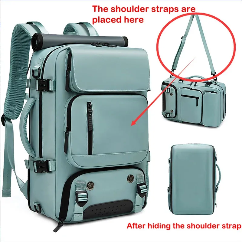 Waterproof 16-Inch Business Laptop Backpack for Women - Versatile Travel Companion for Hiking and Camping