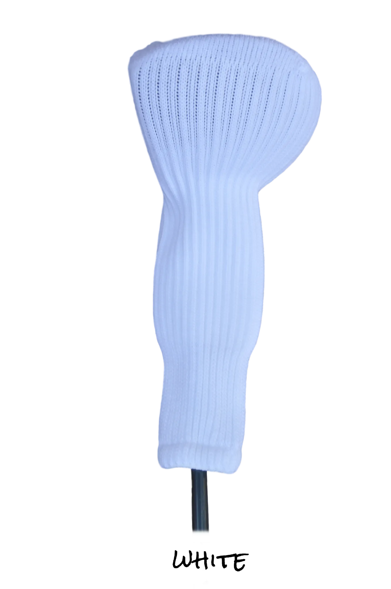 White Club Sock Golf Headcover