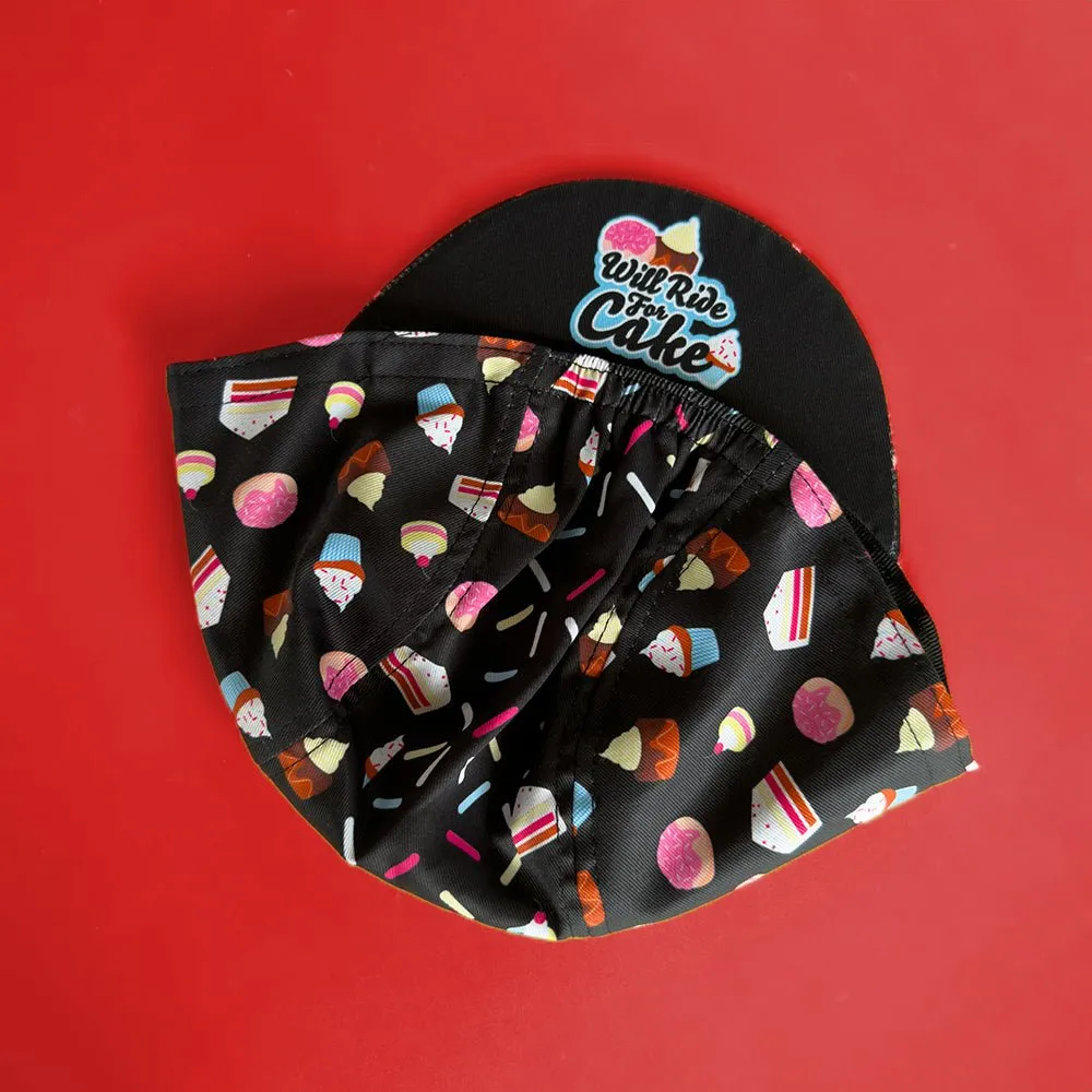 Will Ride for Cake Cycling Cap