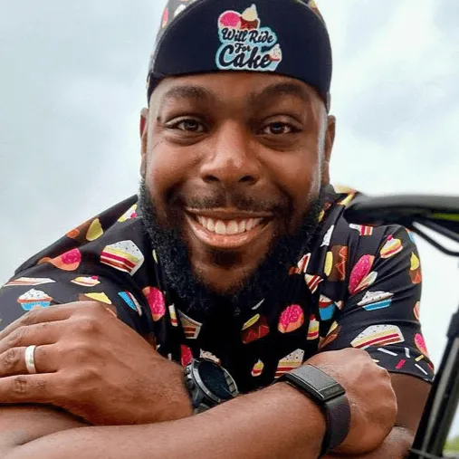Will Ride for Cake Cycling Cap