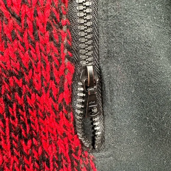 Women's Kuhl Ferrata Wool-Blend Sweater Jacket Ruby Red Size Large
