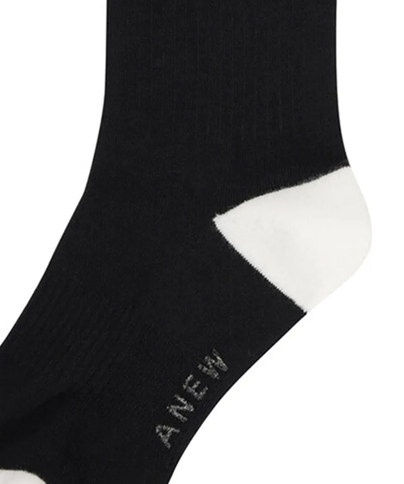 Women's Repeated Knee Socks - Black