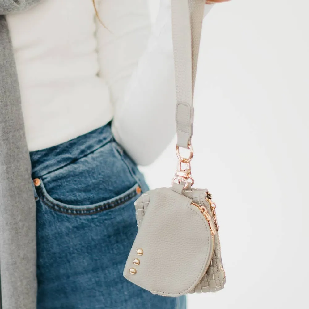 Wonderlust Woven Dual Pouch Wristlet STOCKING STUFFER