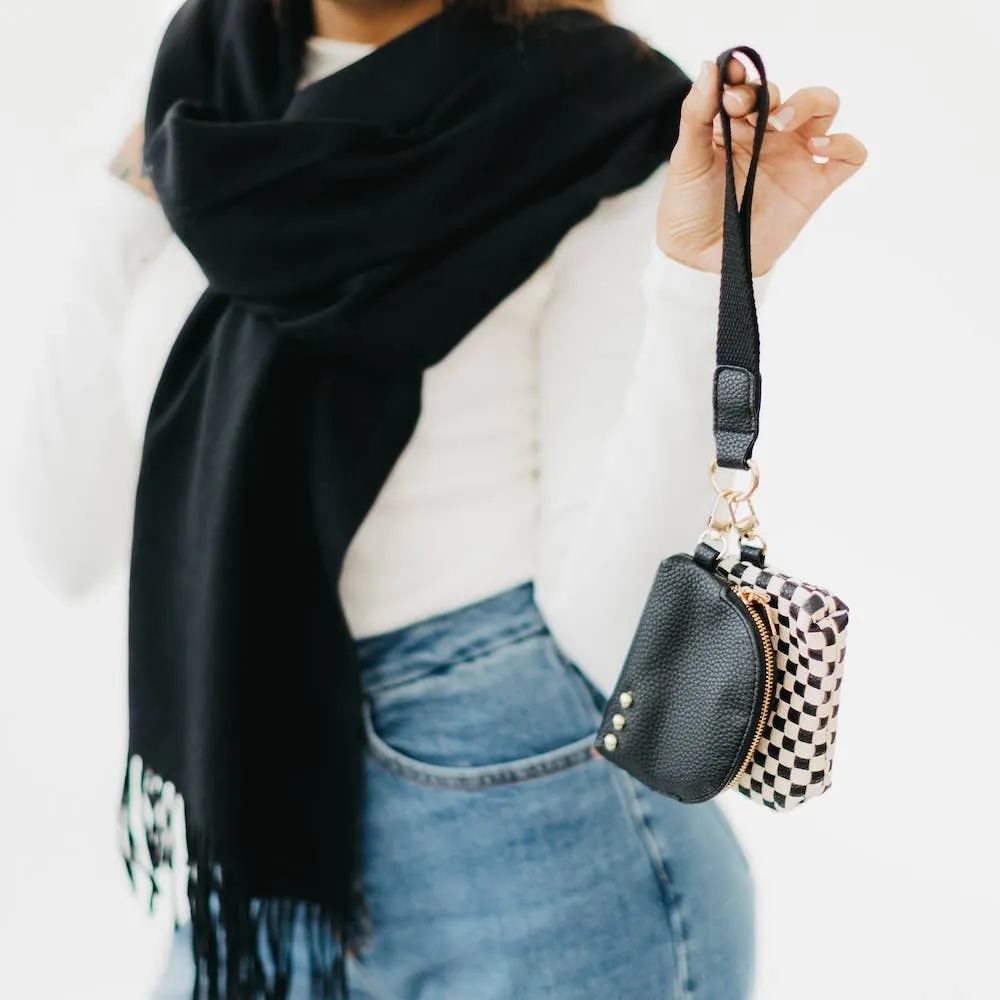 Wonderlust Woven Dual Pouch Wristlet STOCKING STUFFER