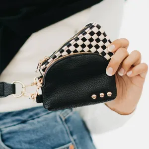 Wonderlust Woven Dual Pouch Wristlet STOCKING STUFFER