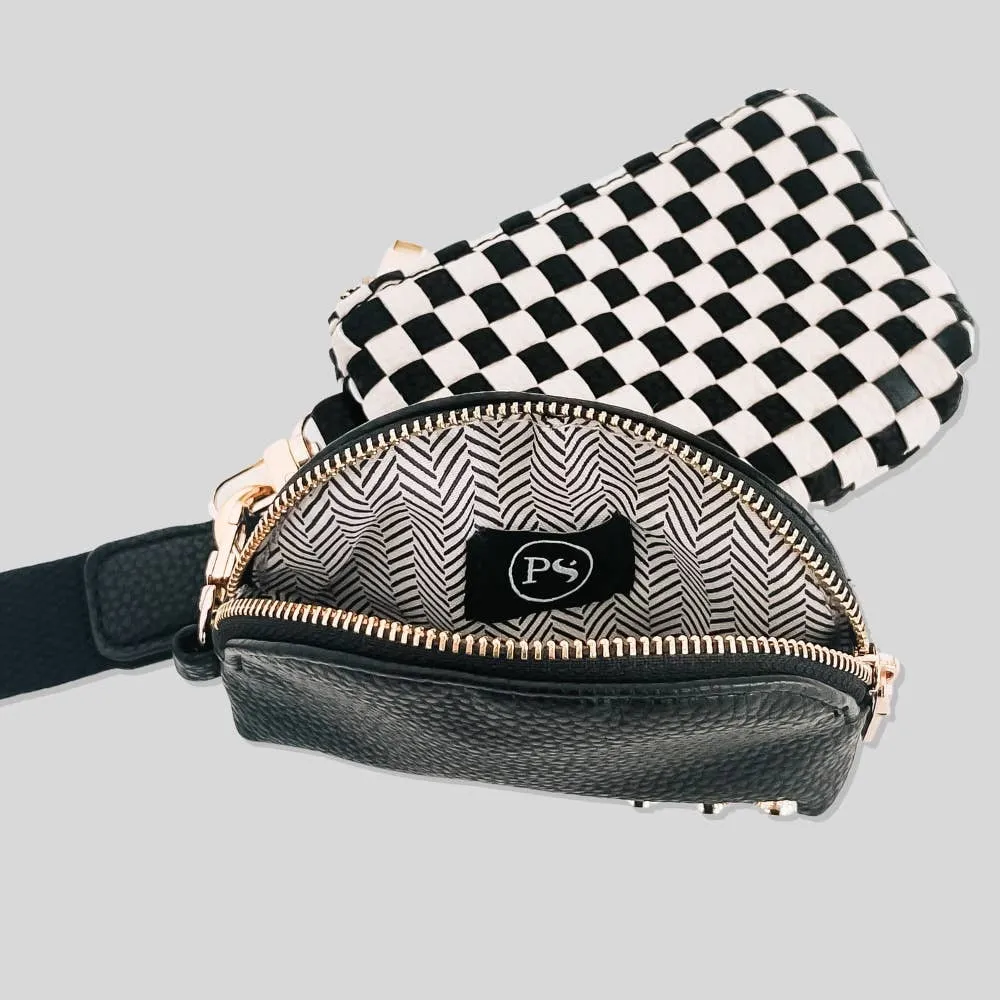 Wonderlust Woven Dual Pouch Wristlet STOCKING STUFFER