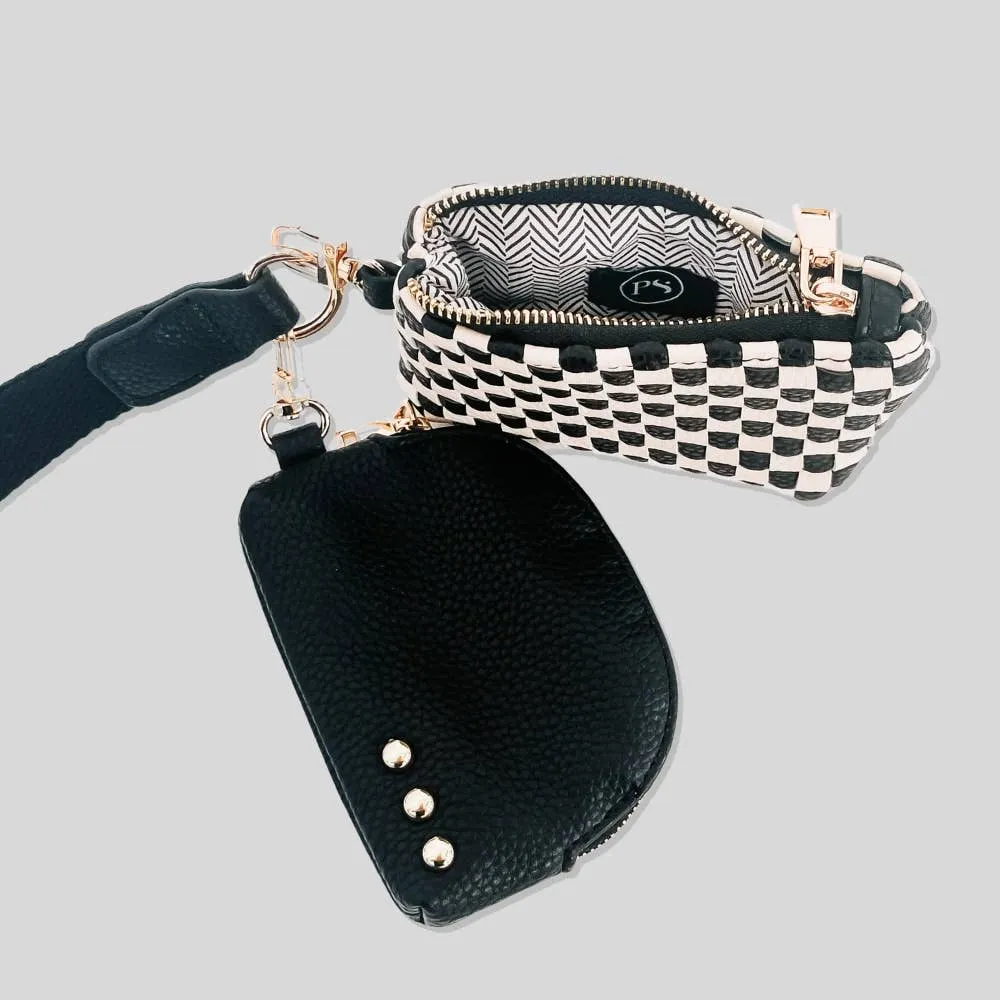 Wonderlust Woven Dual Pouch Wristlet STOCKING STUFFER