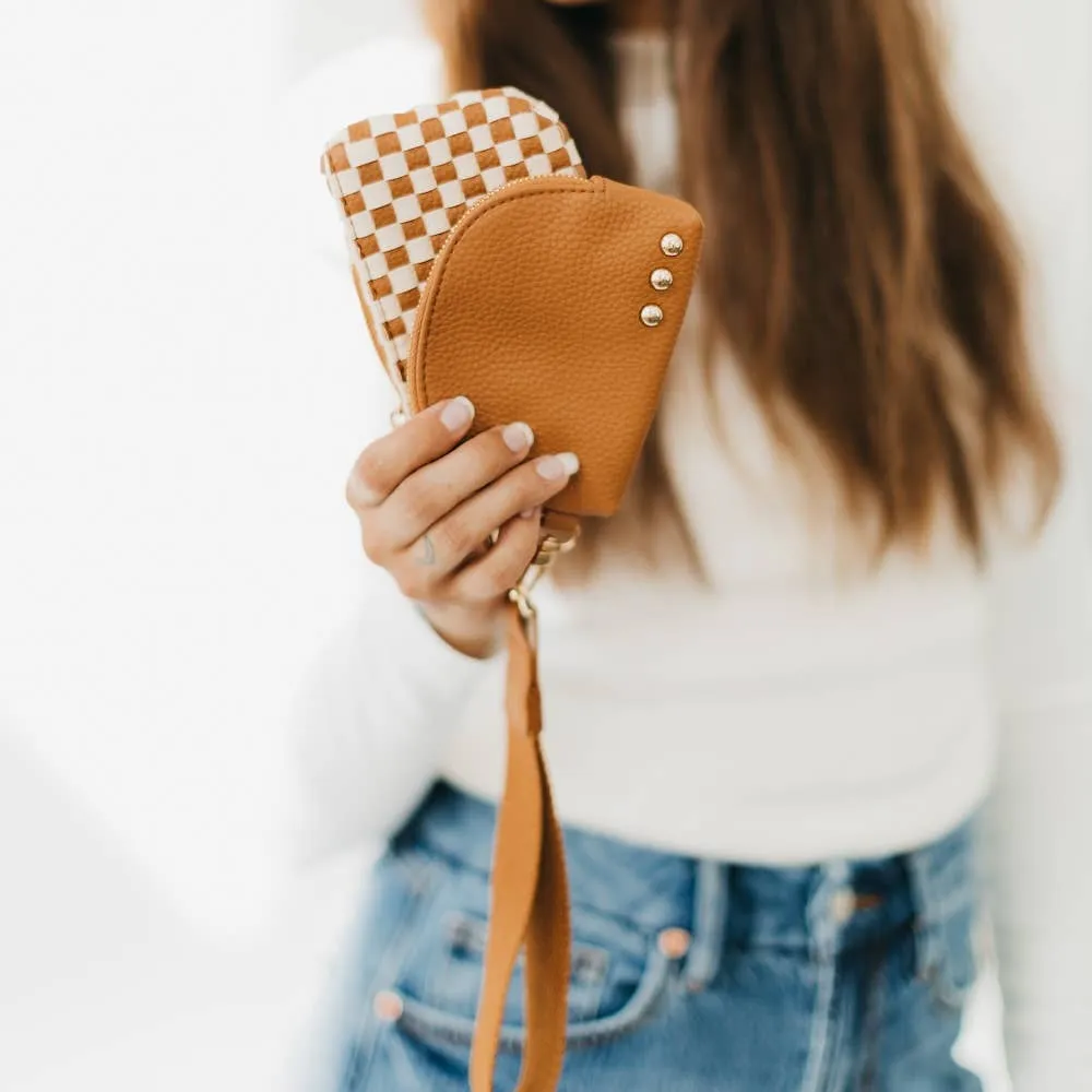 Wonderlust Woven Dual Pouch Wristlet STOCKING STUFFER