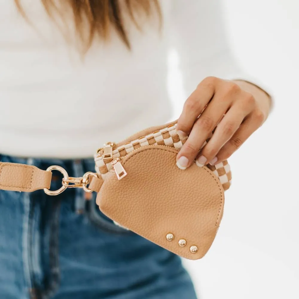 Wonderlust Woven Dual Pouch Wristlet STOCKING STUFFER