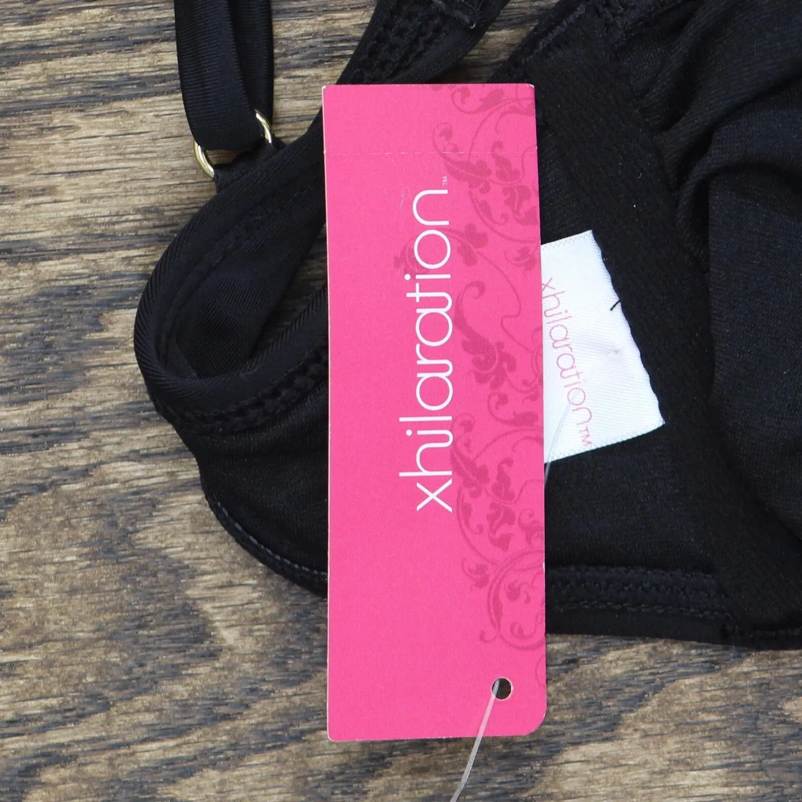 Xhilaration Juniors' Smocked Bralette Bikini Top