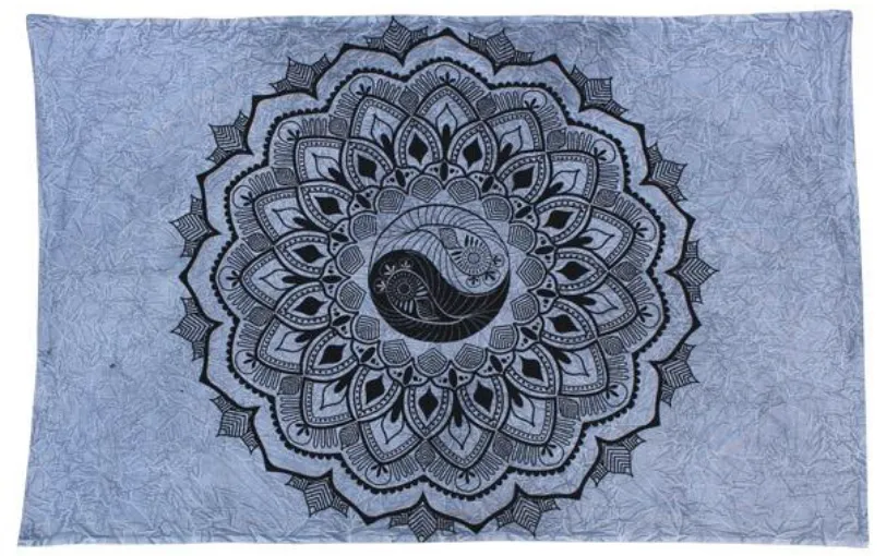 Yin-Yang Mandala Tapestry