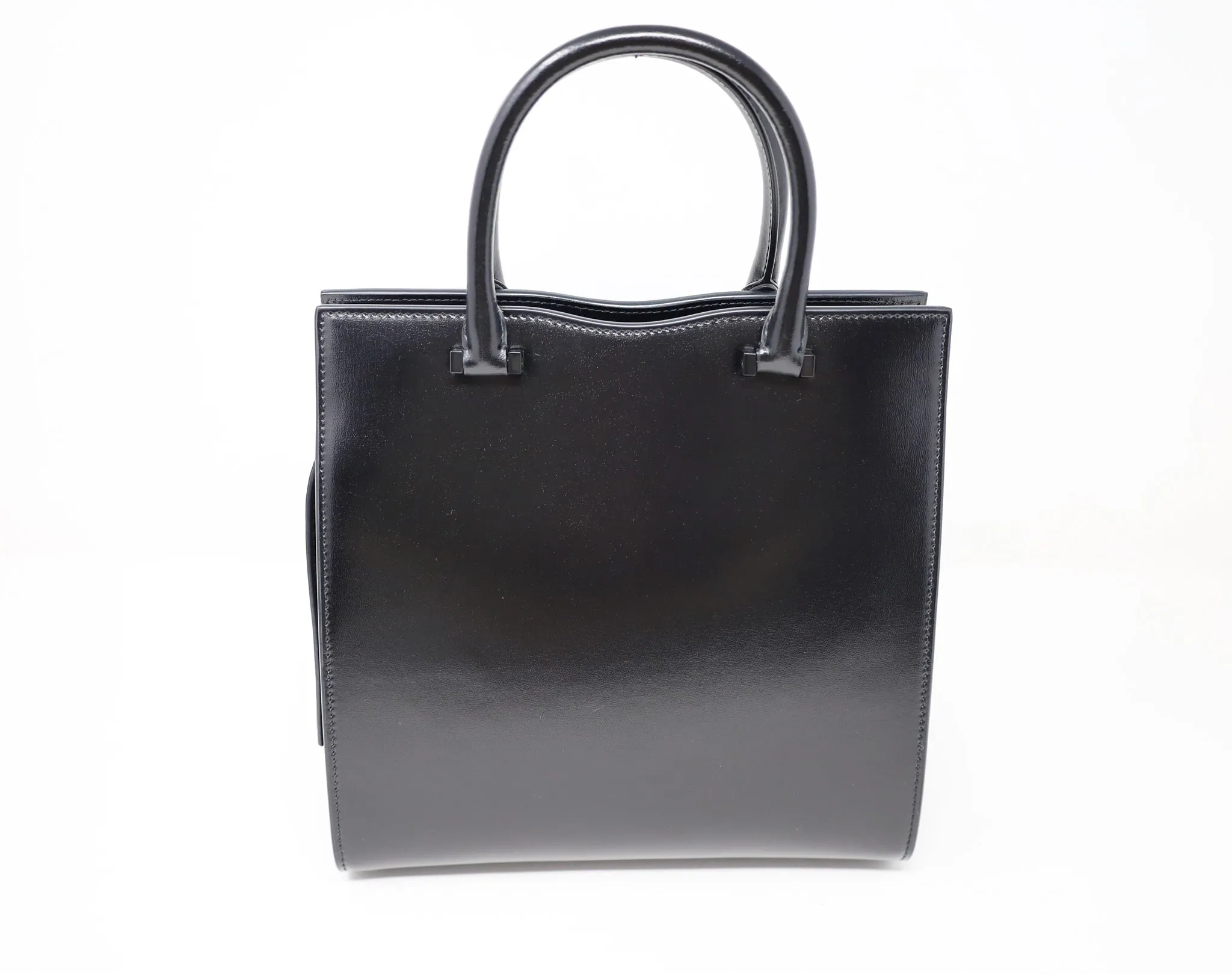 Yves Saint Laurent Medium Uptown tote In Shiny Smooth Leather