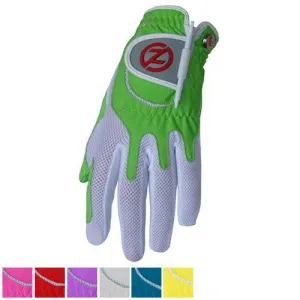 Zero Friction Ladies Compression Golf Glove Lime Green LH